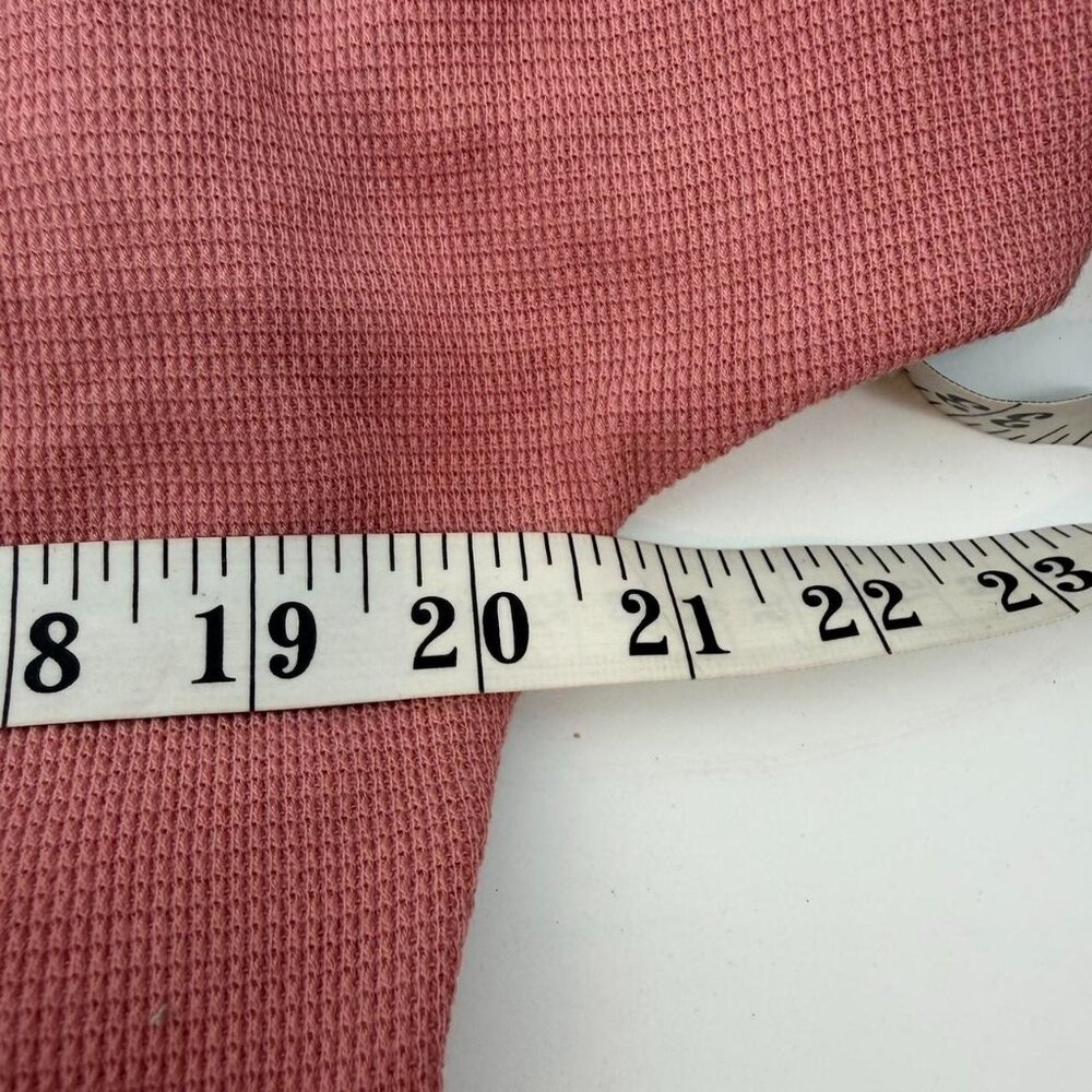 Free People We the Free Fuji Thermal pink long sleeve top Size XL - Picture 7 of 7